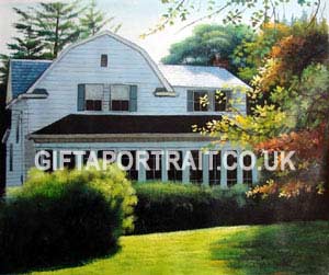 House Portrait Painting