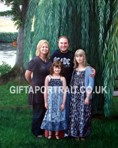 Family Portrait Painting