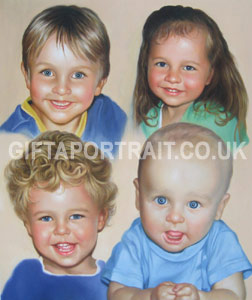 Children Portrait Painting