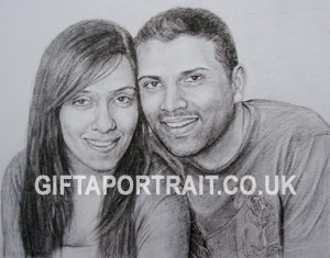 Couple Pencil Drawing