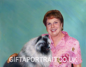 Women with Pet Paintings