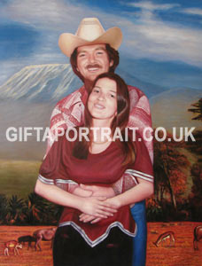 Couple Picture to Painting